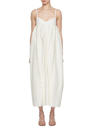 首图 - 点击放大 - NACKIYÉ - Scalloped Edge Strappy Dress