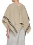 背面 - 点击放大 - NACKIYÉ - Fringe Detail Short Linen Poncho