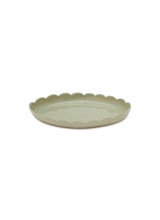 首图 –点击放大 - THE CONRAN SHOP - SCALLOP 扇贝边陶盘 — 绿色