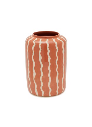 首图 –点击放大 - THE CONRAN SHOP - WIGGLE SGRAFFITO 陶器花瓶 — 杏色