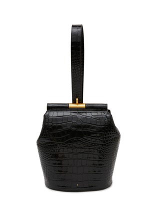 首图 - 点击放大 - GU_DE - Lowa Crocodile Embossed Leather Shoulder Bag