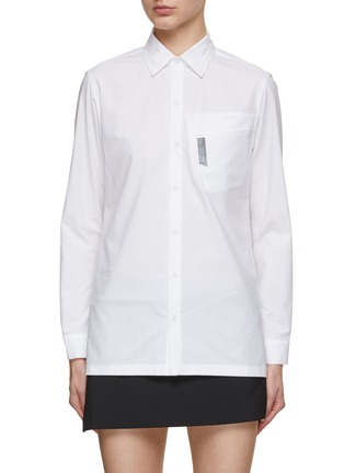 首图 - 点击放大 - HYEIN SEO - Pin Detail Slim Shirt