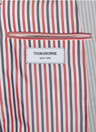  - THOM BROWNE - 单排扣条纹西装外套