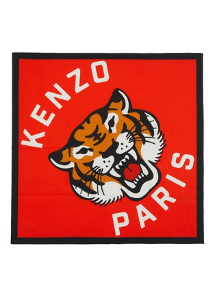 细节 - 点击放大 - KENZO - Tiger Printed Scarf