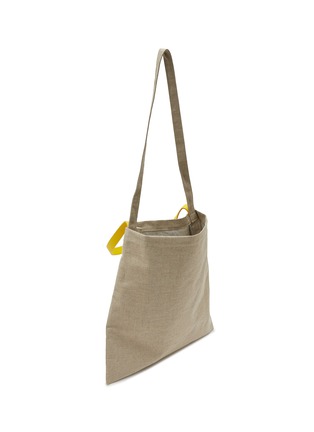 细节 - 点击放大 - PB 0110 - Medium Linen Messenger Tote Bag
