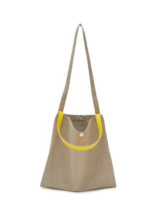 首图 - 点击放大 - PB 0110 - Medium Linen Messenger Tote Bag