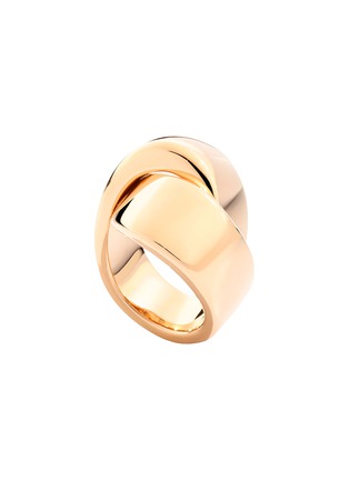 首图 - 点击放大 - VHERNIER - Abbraccio 18K Rose Gold Midi Ring — Size 52