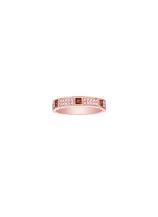 首图 - 点击放大 - LC COLLECTION JEWELLERY - 18K Rose Gold Brown Diamond Ring — Size US 7