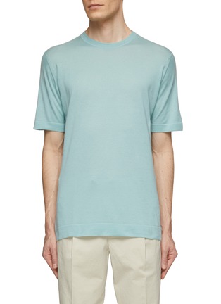 首图 - 点击放大 - JOHN SMEDLEY - Sea Island Cotton Lorca T-shirt