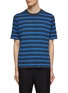 首图 - 点击放大 - JOHN SMEDLEY - Sea Island Cotton Stripes Allan T-shirt