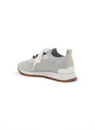  - BRUNELLO CUCINELLI - 针织系带运动鞋