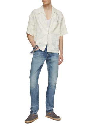 模特儿示范图 - 点击放大 - WASHI - Hishi Kauu Slim Tapered Jeans