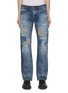 首图 - 点击放大 - WASHI - Mitsumata Kyuma Patchwork Flared Jeans