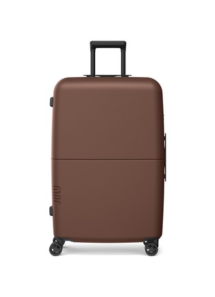 首图 –点击放大 - JULY - Checked Plus Light Suitcase — Dark Brown