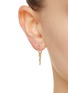 模特儿示范图 - 点击放大 - MÉTIER BY TOMFOOLERY - Diamond 9K Gold Single Clicker Earring