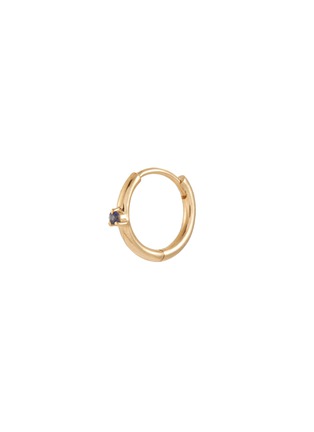 首图 - 点击放大 - MÉTIER BY TOMFOOLERY - 9K Gold Sapphire Clicker Single Hoop Earring