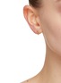 模特儿示范图 - 点击放大 - MÉTIER BY TOMFOOLERY - Dala Droplet 9K Gold Diamond Single Earring