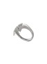 细节 - 点击放大 - NUMBERING - Rhodium Plated Sterling Silver Star Signet Ring