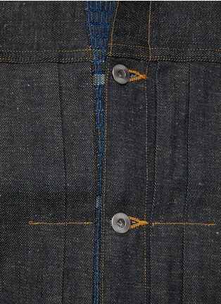  - TAIGA TAKAHASHI - 1920's Contrasting Topstitch Denim Jacket
