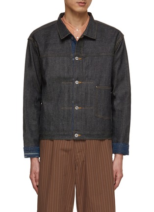 首图 - 点击放大 - TAIGA TAKAHASHI - 1920's Contrasting Topstitch Denim Jacket
