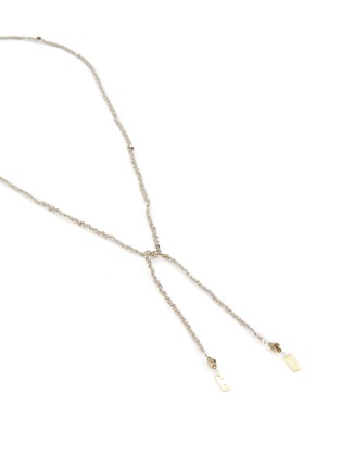 细节 - 点击放大 - MARIE LAURE CHAMOREL - 水晶珠饰纯银项链