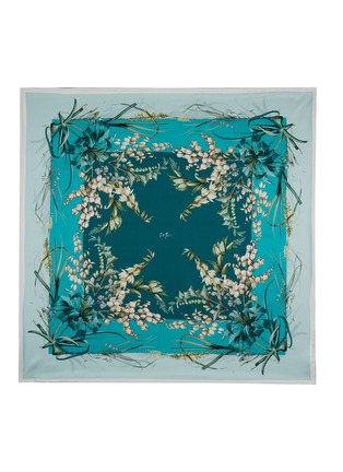 首图 - 点击放大 - ST. PIECE - VALENTINA 花卉方形丝巾