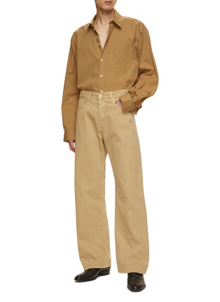 模特儿示范图 - 点击放大 - HELMUT LANG - Oversized Cotton Shirt