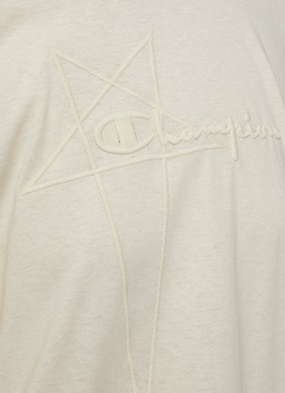  - RICK OWENS - X CHAMPION LOGO T恤