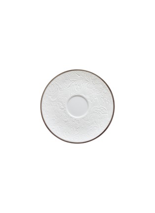 首图 –点击放大 - RAYNAUD - ITALIAN RENAISSANCE 浮雕茶碟 — 白色