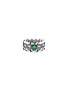 首图 - 点击放大 - MING SONG HAUTE JOAILLERIE - Galaxy Selva 14K Gold Diamond Emerald Ring — HK 12
