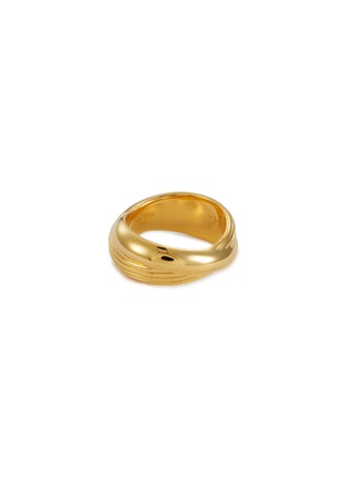 首图 - 点击放大 - MISSOMA - x Lucy Williams Entwine Ridge Chunky 18K Gold Plated Brass Ring