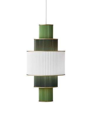 首图 –点击放大 - LE KLINT - Plivello Pendant Lamp — White/Green