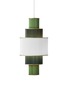 Main View - 点击放大 - LE KLINT - Plivello Pendant Lamp — White/Green