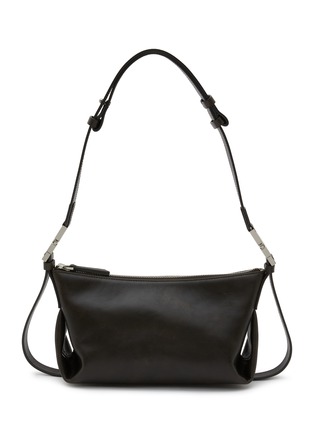 首图 - 点击放大 - OSOI - Bean Twee Leather E/W Shoulder Bag