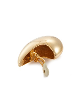 细节 - 点击放大 - LANE CRAWFORD VINTAGE ACCESSORIES - Ciner Gold Tone Drop Clip On Earrings