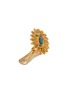 细节 - 点击放大 - LANE CRAWFORD VINTAGE ACCESSORIES - Scaasi Gold Tone Diamante Faux Turquoise Clip On Earrings