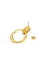 细节 - 点击放大 - ALEXIS BITTAR - Mobile 14K Gold Plated Brass Smoky Mother Of Pearl Knocker Earring
