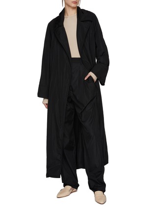 模特儿示范图 - 点击放大 - CALCATERRA - 褶裥锥形长裤