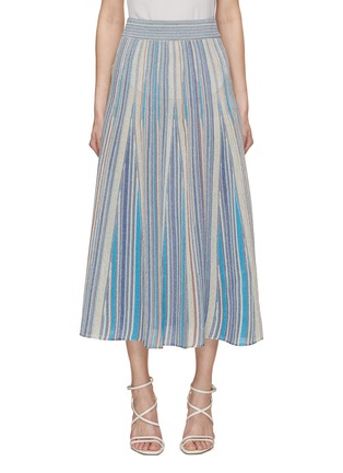 首图 - 点击放大 - MARELLA - Stripe Lurex Knit Skirt