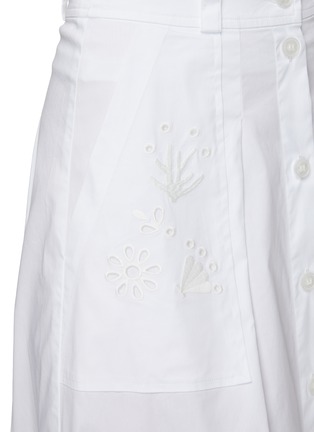  - MARELLA - Broderie Anglaise Button Down Poplin Skirt