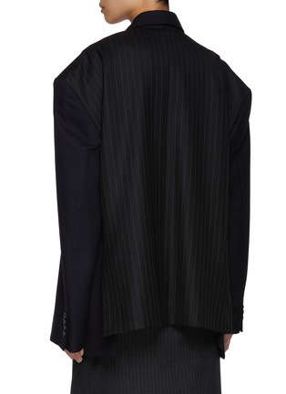 背面 - 点击放大 - BALENCIAGA - 阔肩非对称西装外套