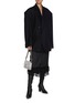 模特儿示范图 - 点击放大 - BALENCIAGA - 阔肩非对称西装外套