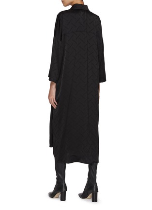背面 - 点击放大 - BALENCIAGA - LOGO 提花连衣裙