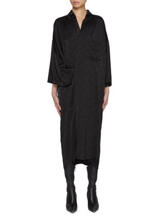 首图 - 点击放大 - BALENCIAGA - LOGO 提花连衣裙