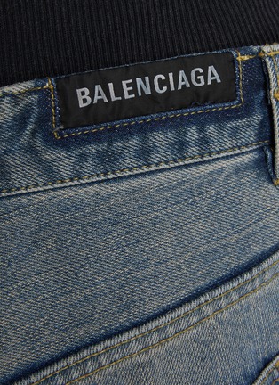  - BALENCIAGA - 系带须边牛仔裤