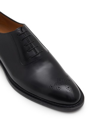 细节 - 点击放大 - TESTONI - Venezia Leather Oxford Shoes