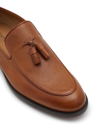 细节 - 点击放大 - TESTONI - Trento Leather Loafers