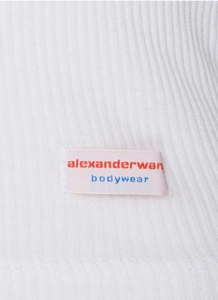  - ALEXANDERWANG - 圆领罗纹针织背心