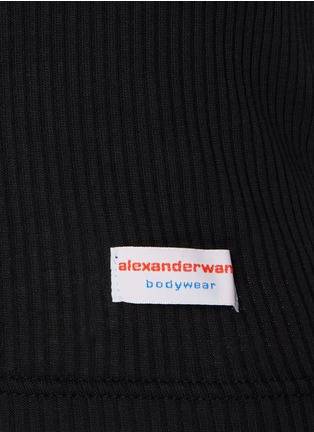  - ALEXANDERWANG - 圆领罗纹针织背心