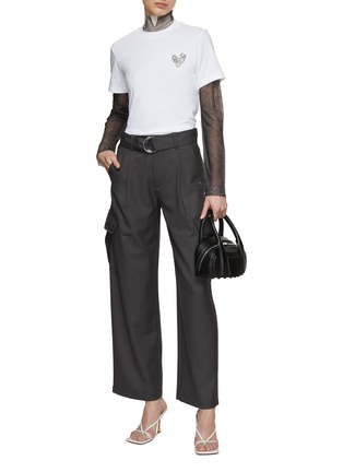 模特儿示范图 - 点击放大 - MO&CO. - Utility Belted Pants